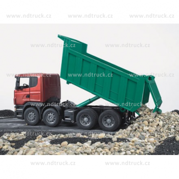 Auto, BRUDER, SCANIA R, se sklápěcí korbou , autíčko, plastové, hračka, 03550, 00980931